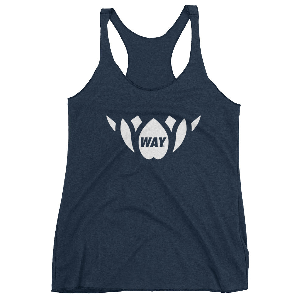 Classic WAYlotus Racerback Tank-White