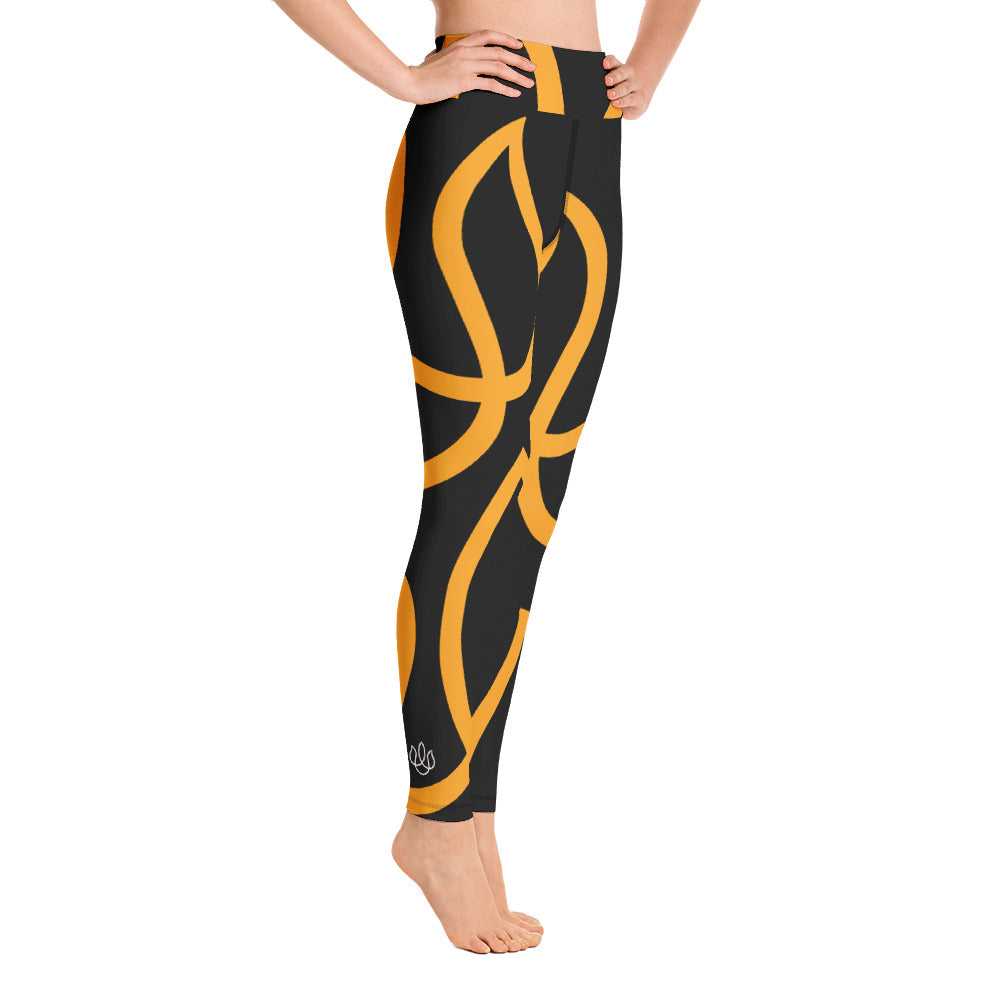 Original Hot Yoga Traverse City-Big Flame Leggings
