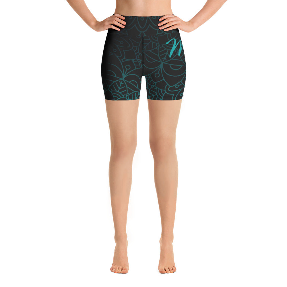 M3Yoga-Pattern Yoga Shorts 2