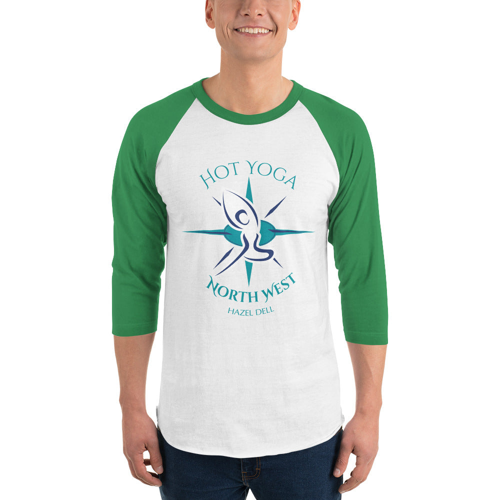 Hot Yoga North West -  Unisex 3/4 Sleeve Raglan Shirt