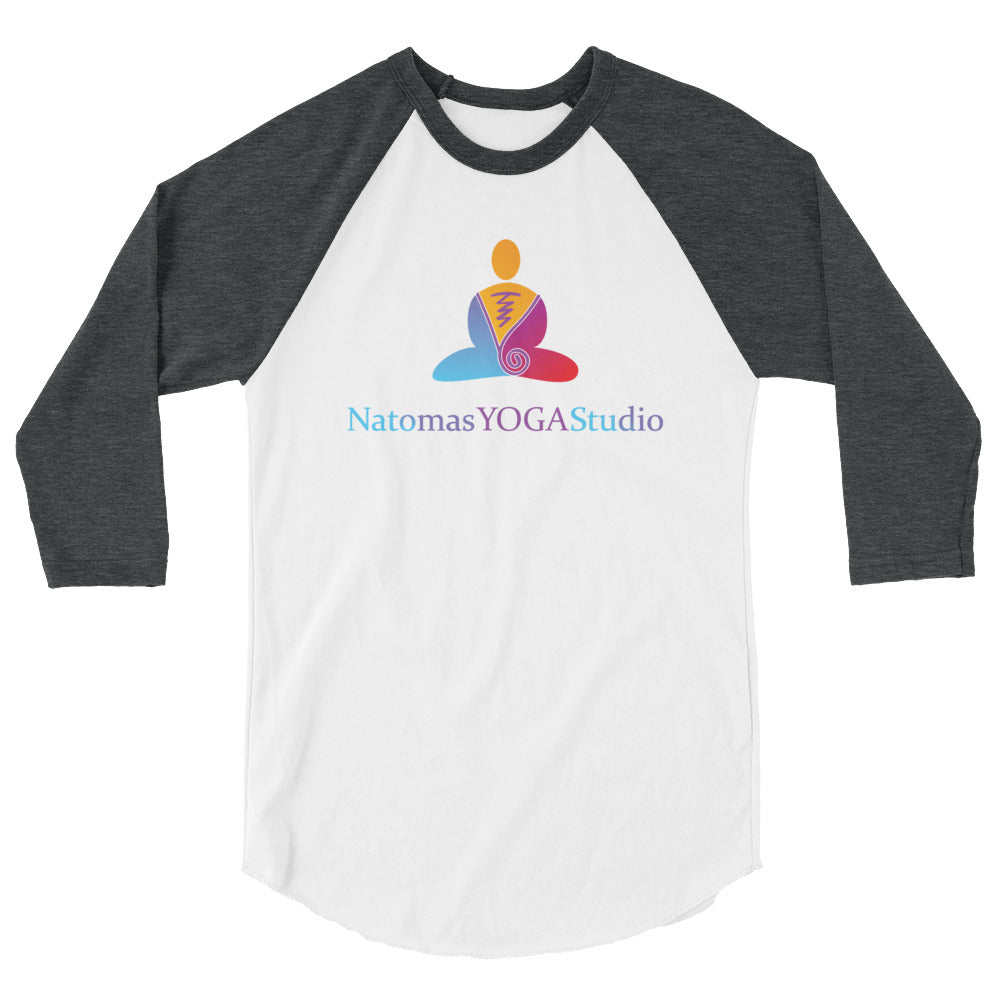 Natomas Yoga Studio-3/4 Sleeve Raglan Shirt