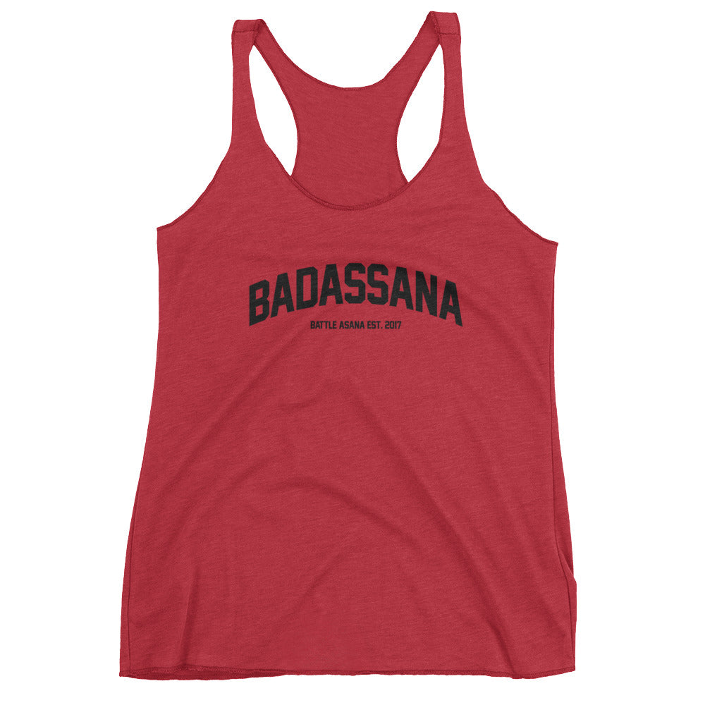 BADASSANA BLK-Women's Racerback Tank
