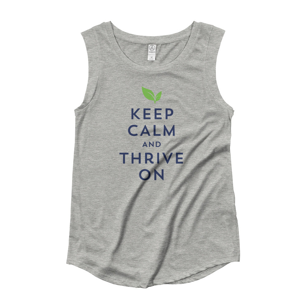 Thrive Yoga Manette-Ladies’ Cap Sleeve T-Shirt