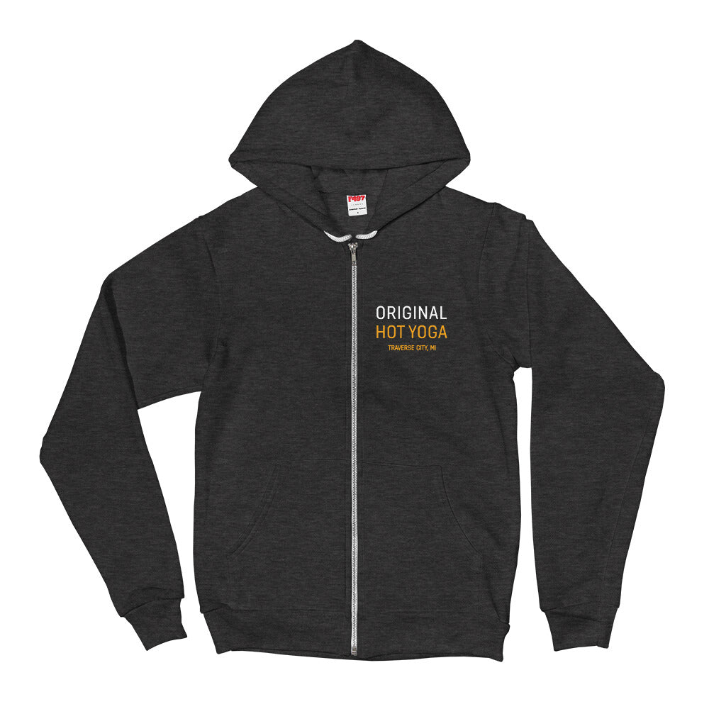 Original Hot Yoga Traverse City-Zip Hoodie
