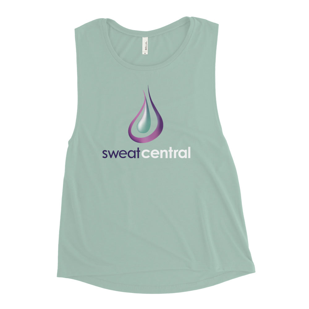 Sweat Central-Ladies’ Muscle Tank
