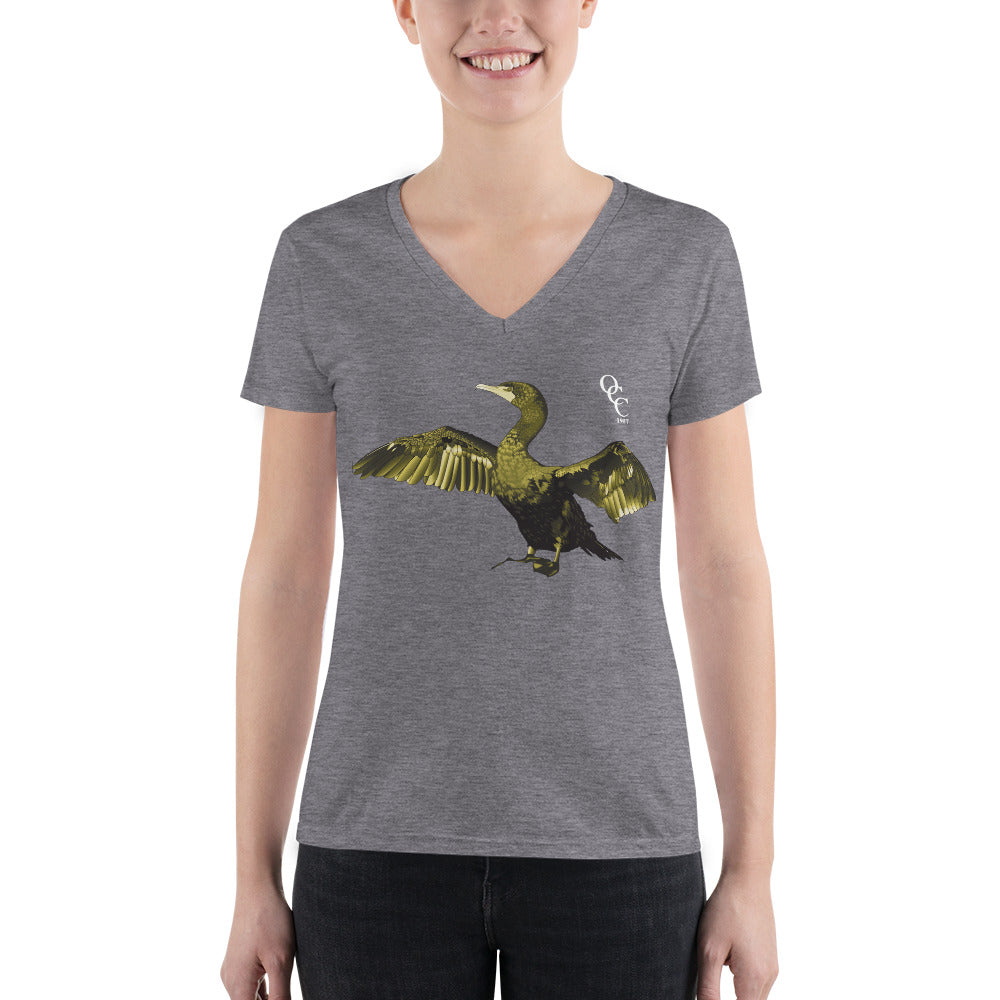 OCC BIRD-Women's Fashion Deep V-neck Tee