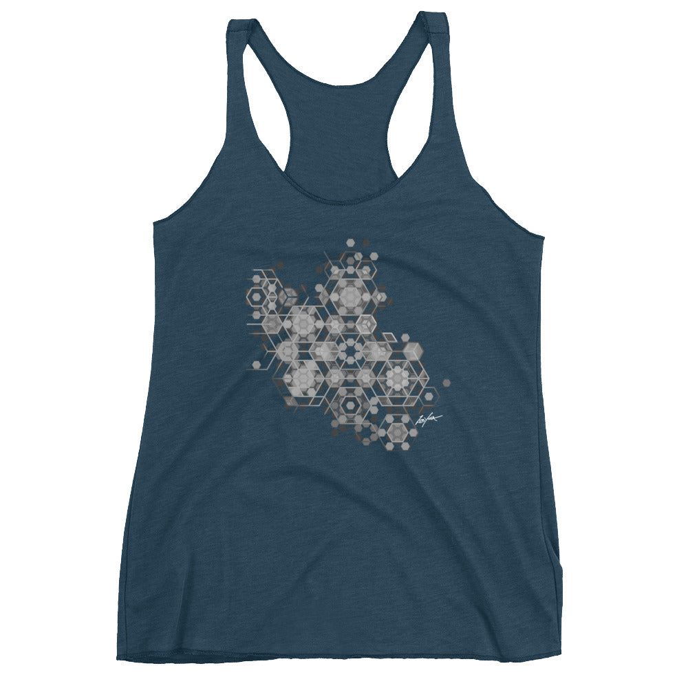 Zeb Yoga Tattoo-Women's Racerback Tank