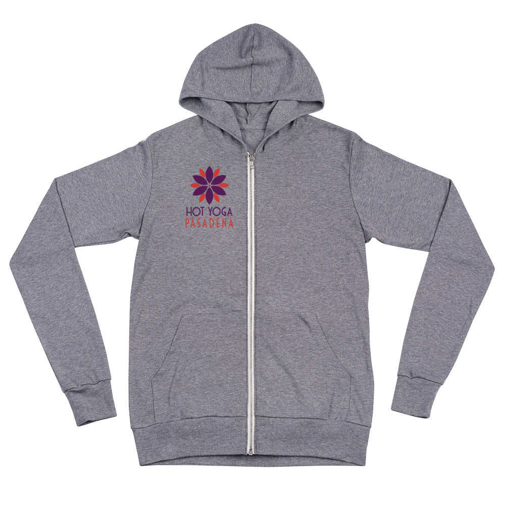 Hot Yoga Pasadena-Unisex Lightweight Zip Hoodie