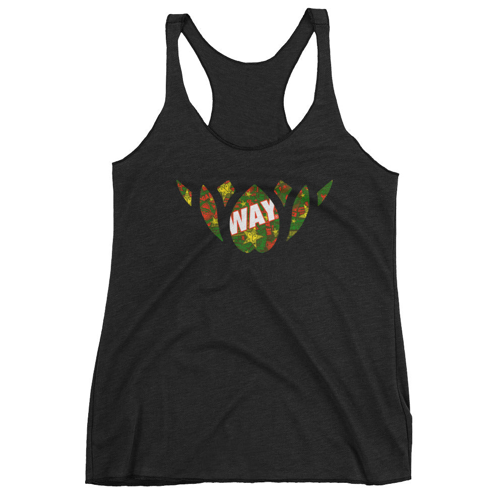 Rasta Lotus Tri-Blend Women's Tank