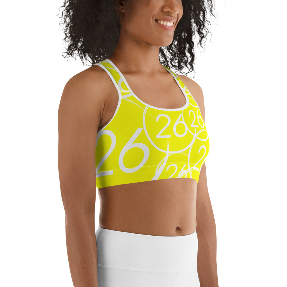 Turbo26-Sports Bra Yellow 26