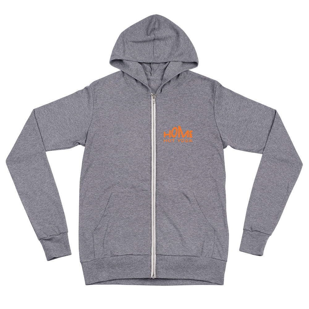 Home Hot Yoga-Unisex zip hoodie