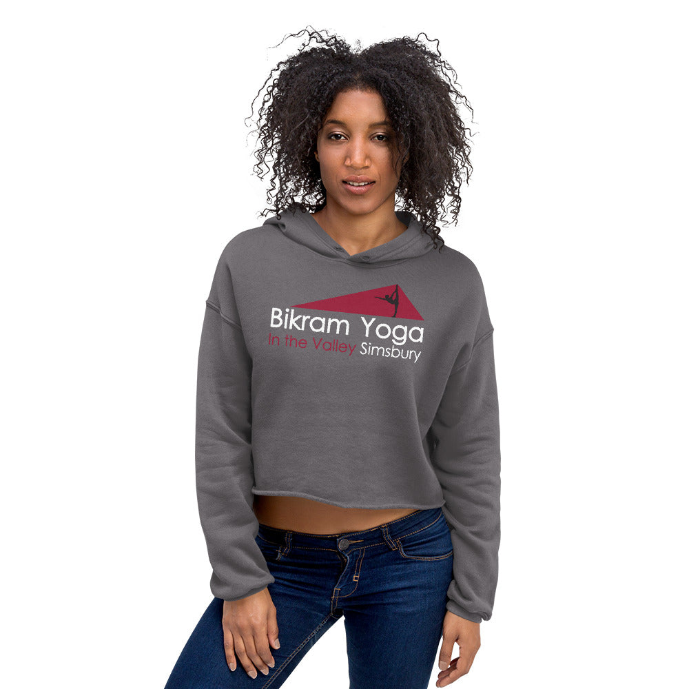Bikram Yoga Simsbury-Crop Hoodie
