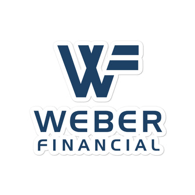 Weber Financial-Bubble-free stickers