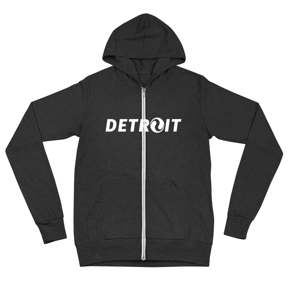 Fuse45-Detroit Unisex zip hoodie