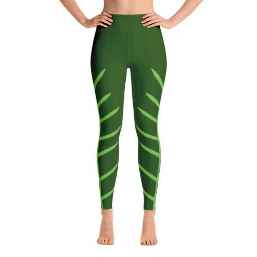 Green Tree High Waist WAYleggings
