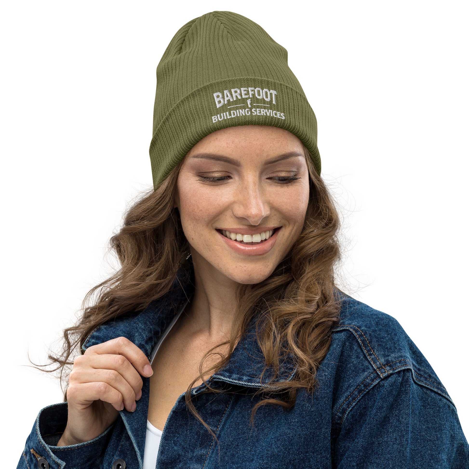 Barefoot Building-Organic ribbed beanie