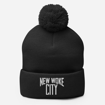 New Woke City-Pom-Pom Beanie