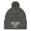 New Woke City-Pom-Pom Beanie