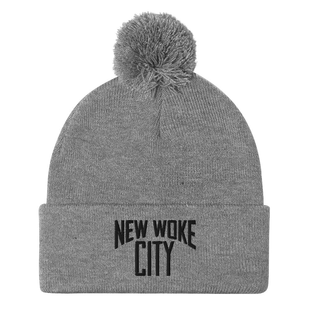 New Woke City-Pom-Pom Beanie