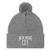 New Woke City-Pom-Pom Beanie