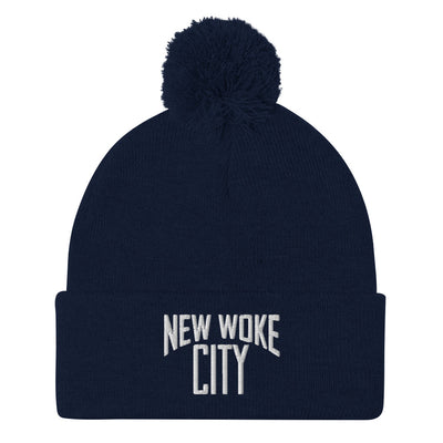 New Woke City-Pom-Pom Beanie