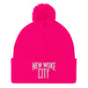 New Woke City-Pom-Pom Beanie