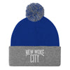 New Woke City-Pom-Pom Beanie