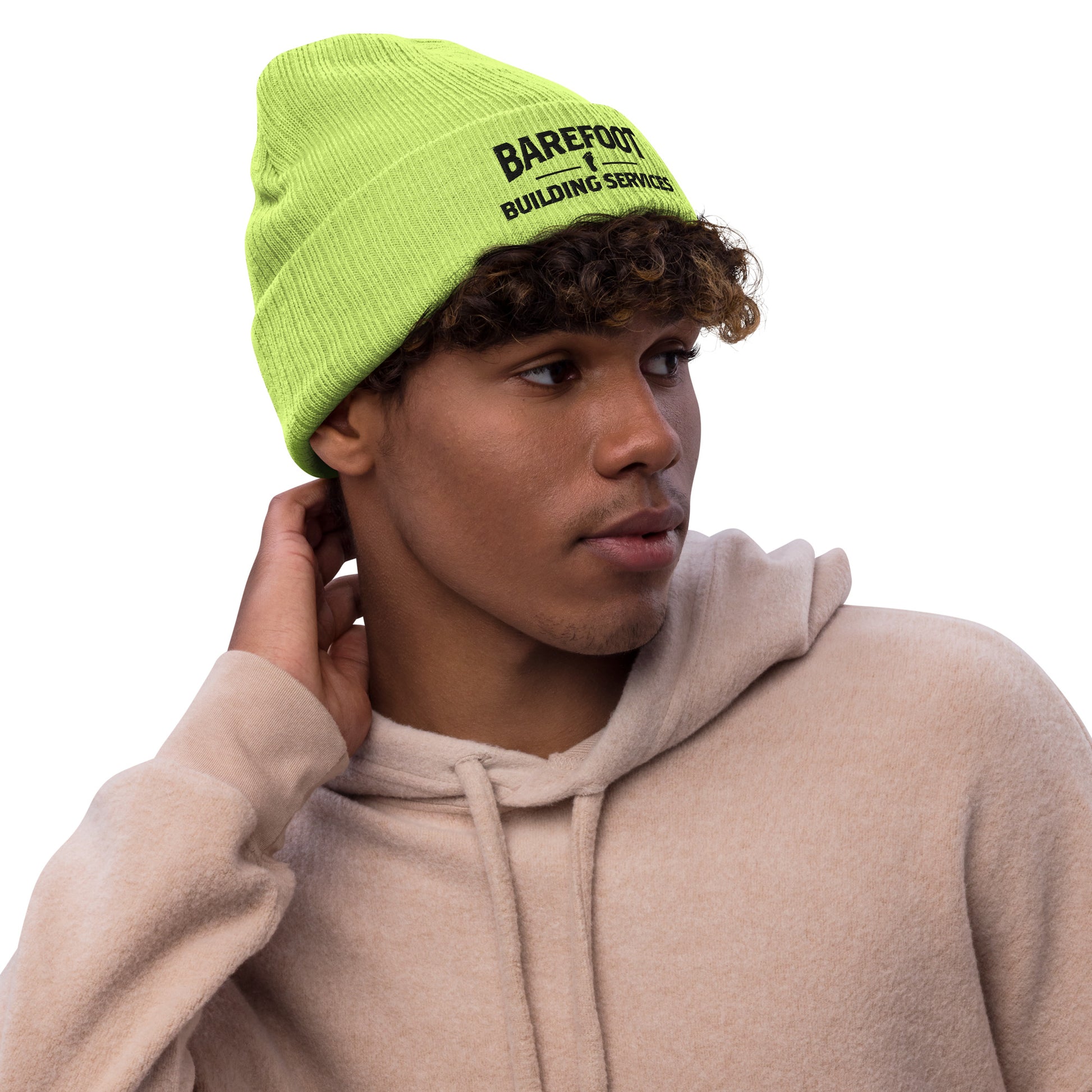 Barefoot Building-Ribbed knit beanie