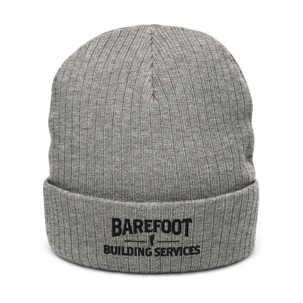 Barefoot Building-Ribbed knit beanie