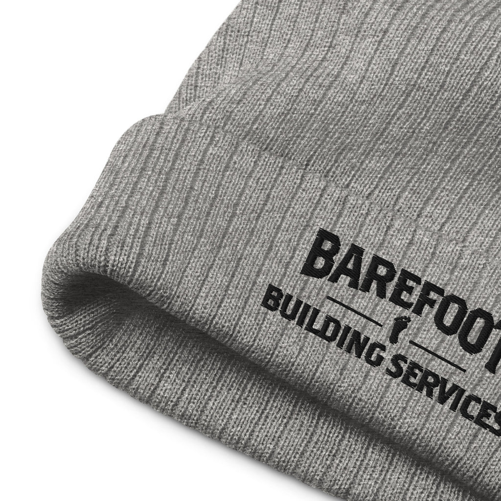 Barefoot Building-Ribbed knit beanie