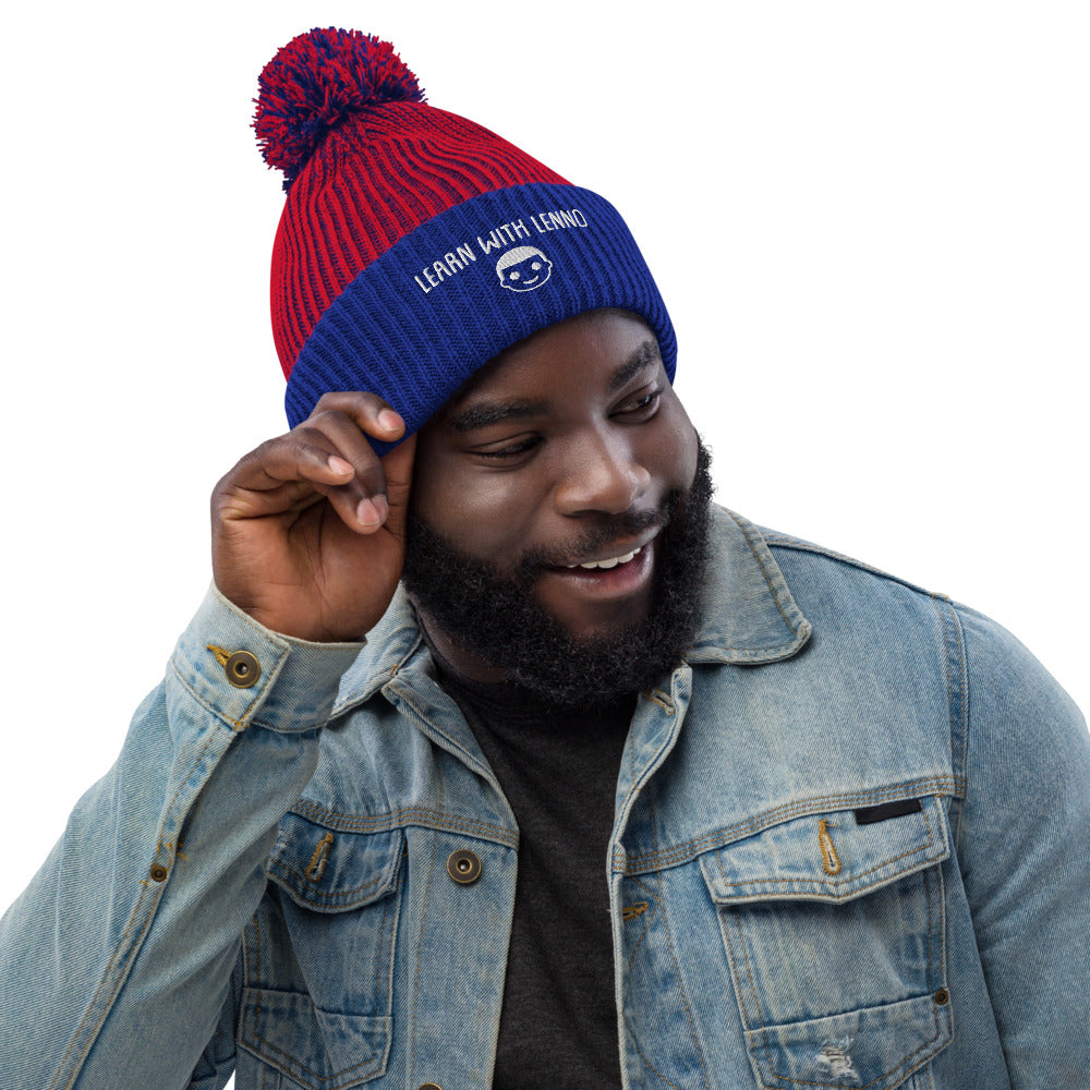 Learn With Lenno-Pom-Pom Beanie