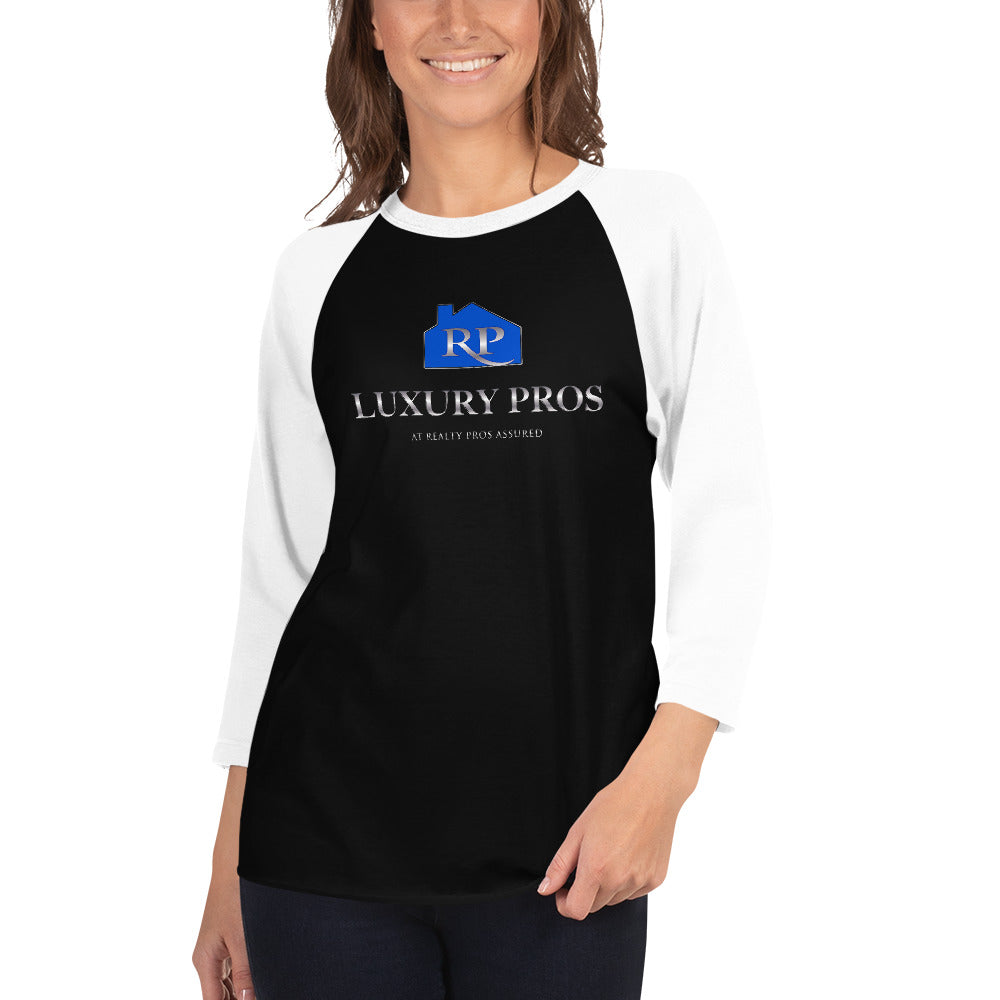 Luxury Pros-3/4 sleeve raglan shirt