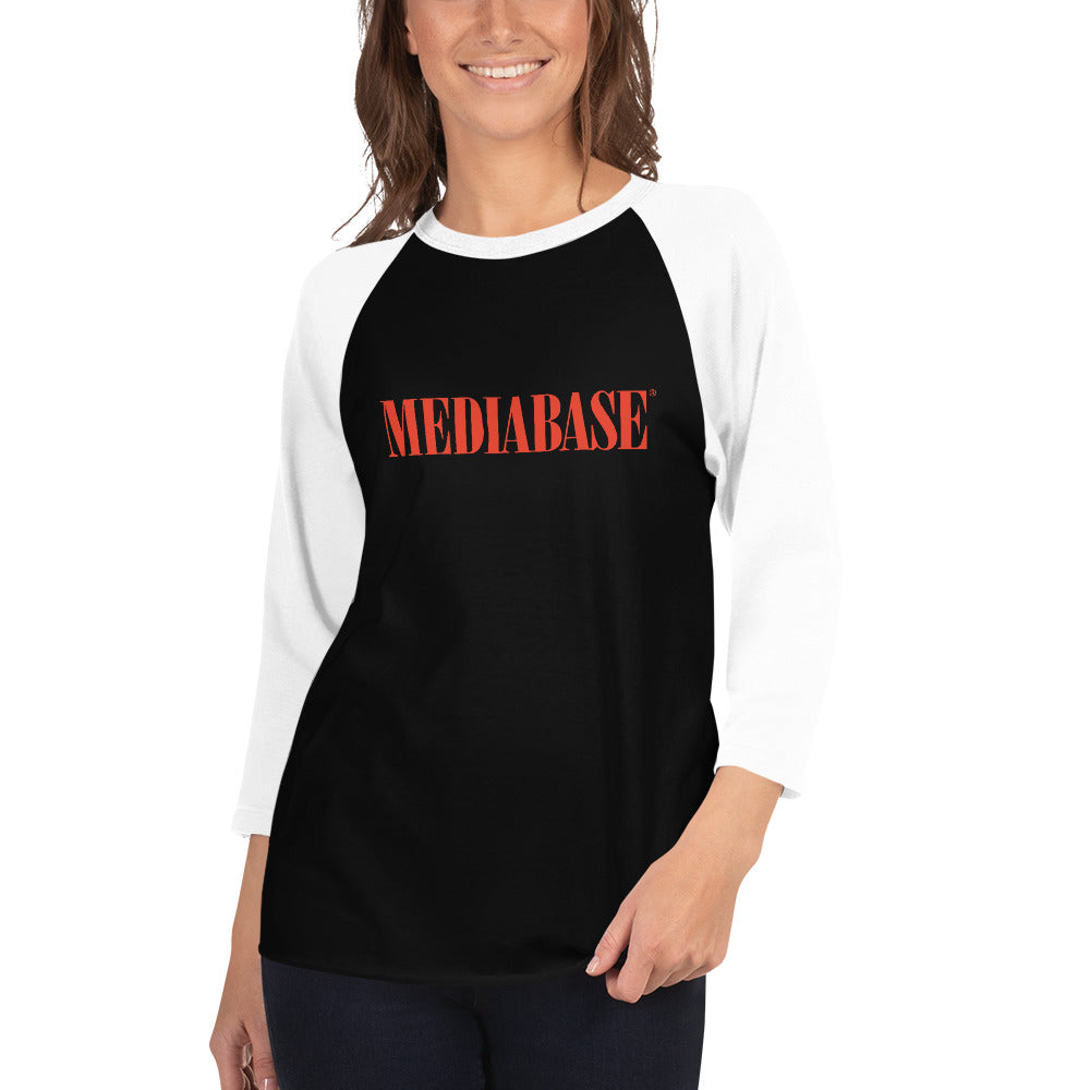 Mediabase-3/4 sleeve raglan shirt