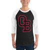 Spikes OB-3/4 sleeve raglan shirt