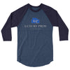 Luxury Pros-3/4 sleeve raglan shirt