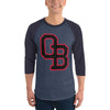 Spikes OB-3/4 sleeve raglan shirt