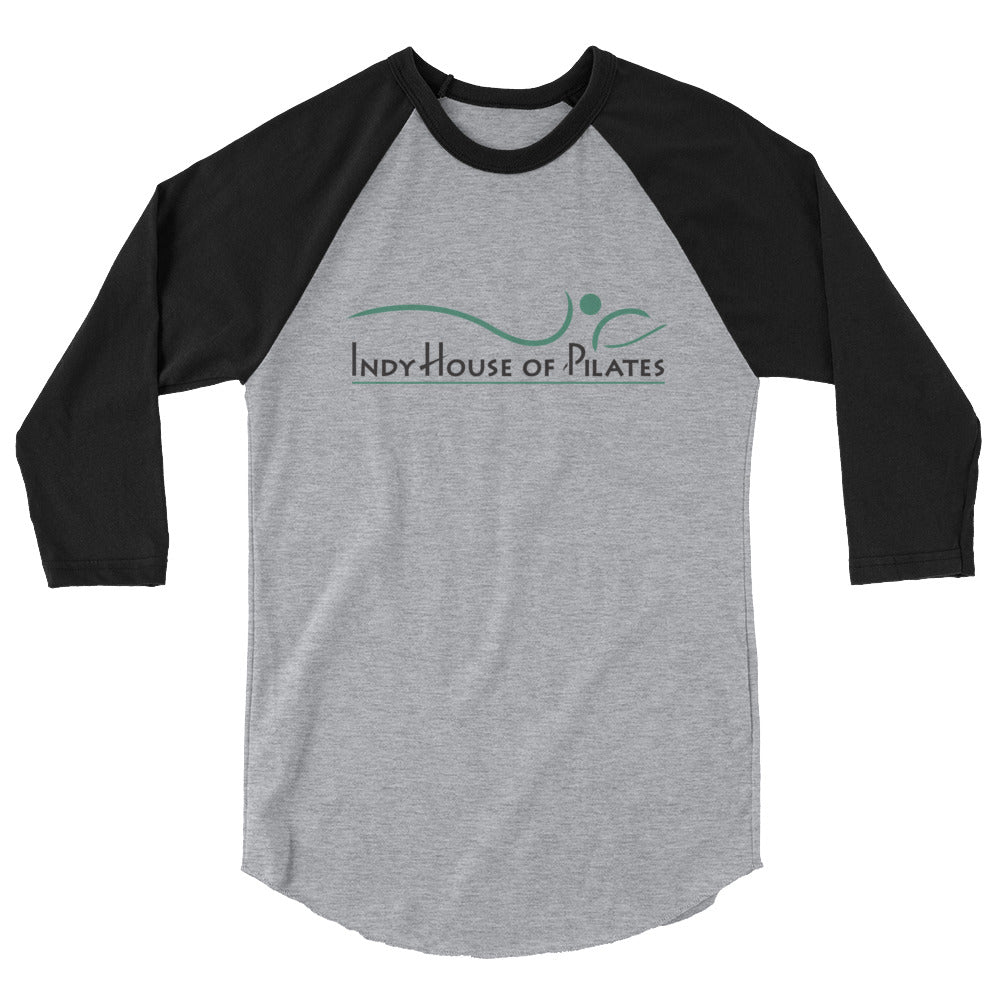Indy House Of Pilates-3/4 sleeve raglan shirt