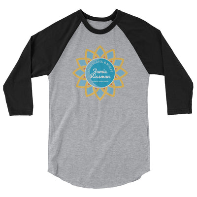 Jamie Rissman Fitness & Wellness-3/4 sleeve raglan shirt