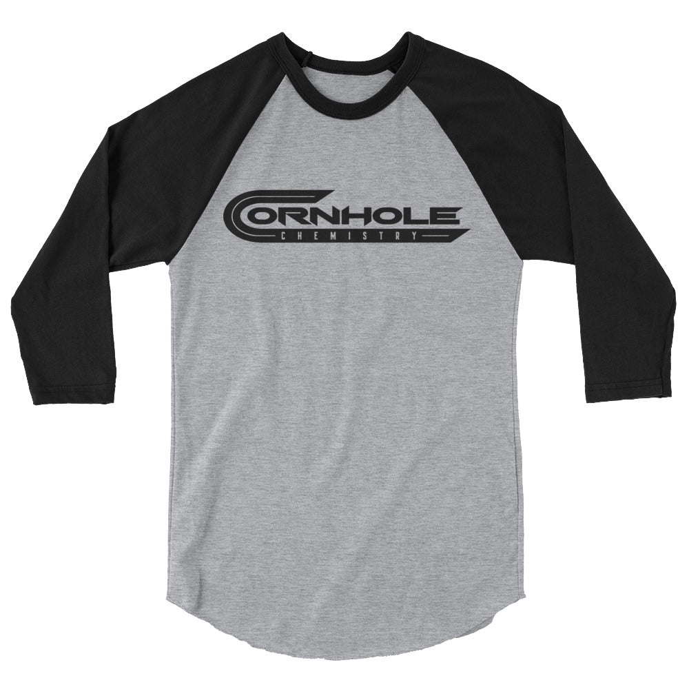 Cornhole Chemistry-3/4 sleeve raglan shirt