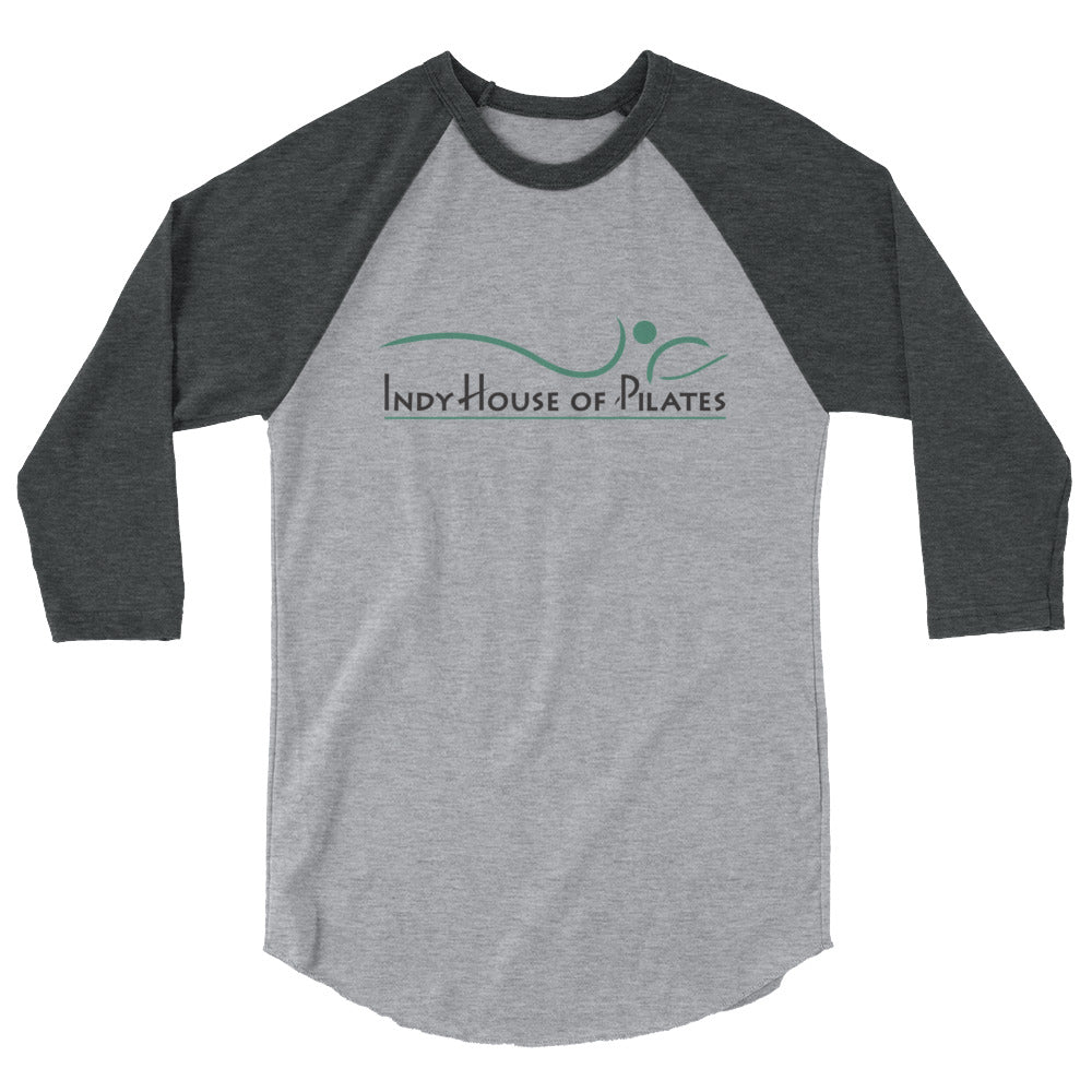 Indy House Of Pilates-3/4 sleeve raglan shirt