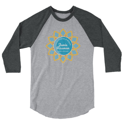 Jamie Rissman Fitness & Wellness-3/4 sleeve raglan shirt