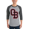 Spikes OB-3/4 sleeve raglan shirt