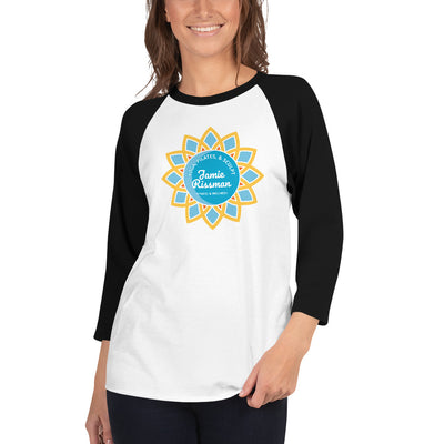 Jamie Rissman Fitness & Wellness-3/4 sleeve raglan shirt