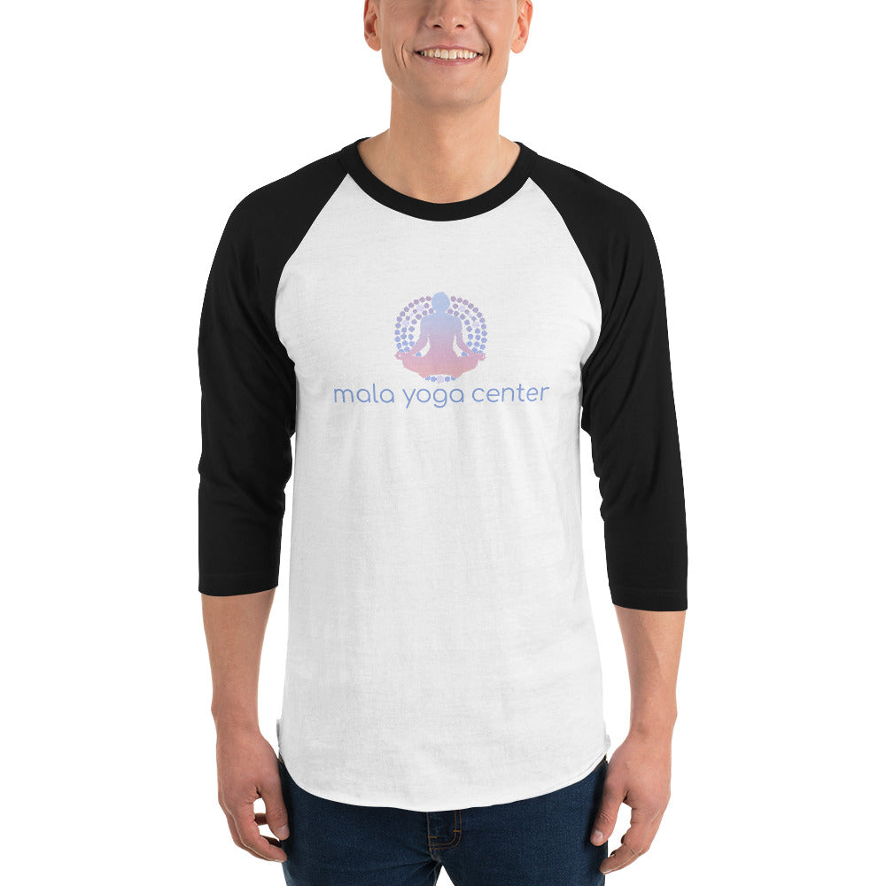 Mala Yoga-3/4 sleeve raglan shirt