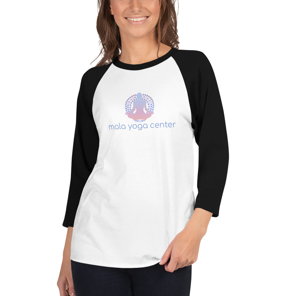 Mala Yoga-3/4 sleeve raglan shirt
