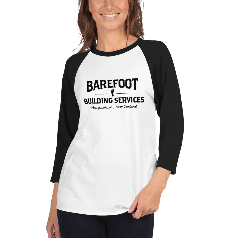 Barefoot Building Services-Raglan Shirt