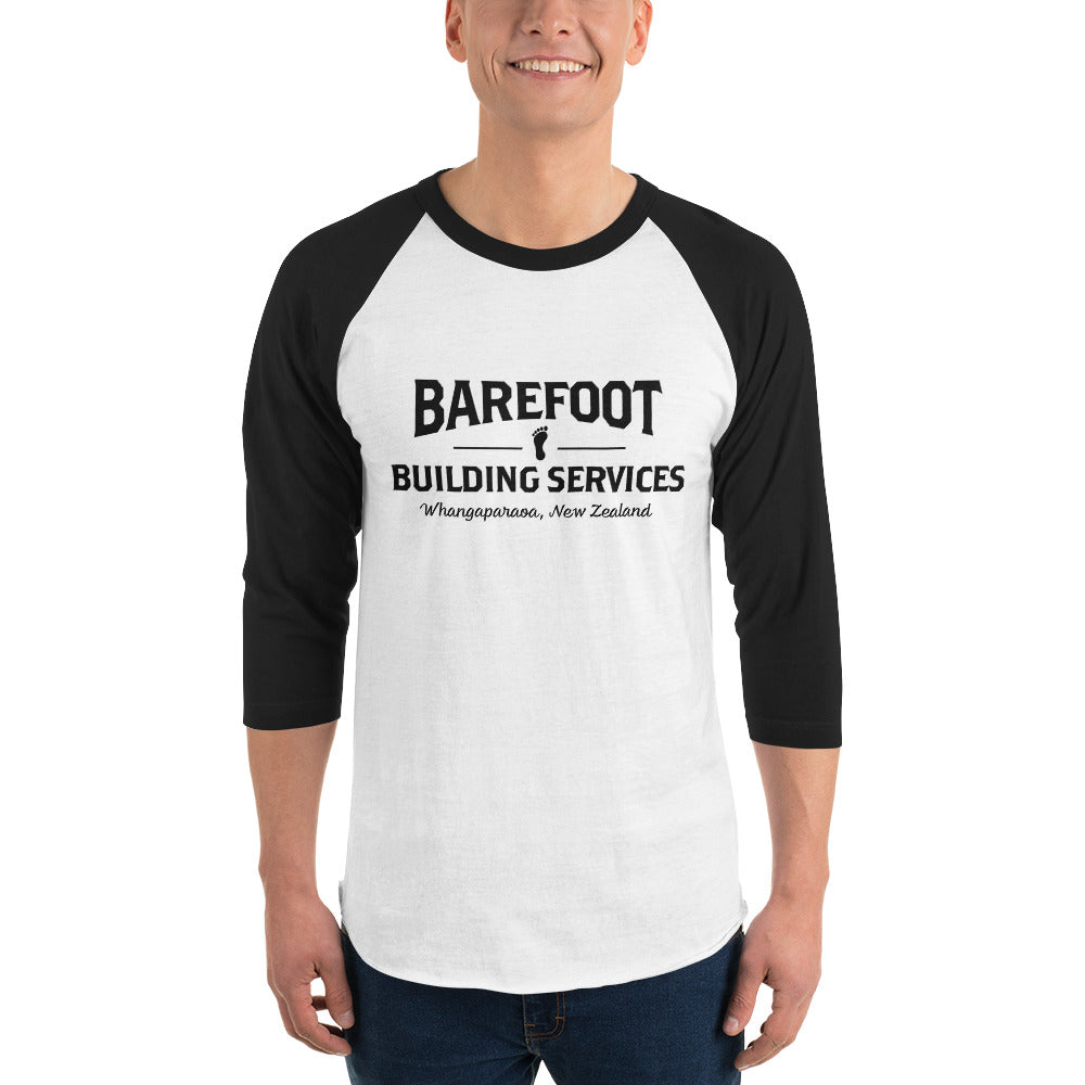 Barefoot Building Services-Raglan Shirt