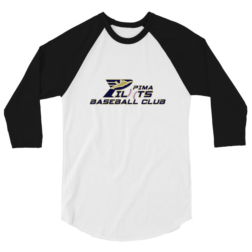 Pima Pilots-3/4 sleeve raglan shirt