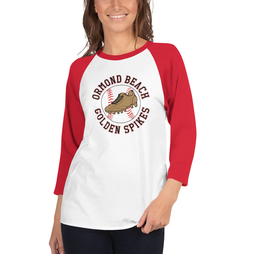 Ormond Beach Golden Spikes-3/4 Raglan