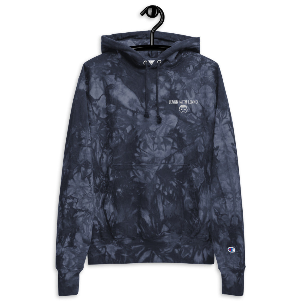 Learn With Lenno-Champion tie-dye hoodie